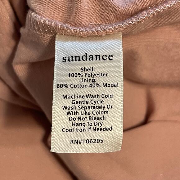 Sundance Delicate Senses Top Womens Small Pink Floral Velvet Burnout Bohemian - Picture 7 of 9